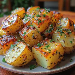 Crispy Garlic Butter Potato Cubes are a delectable side dish that has gained popularity across numerous cuisines worldwide. This recipe transforms simple potatoes into a mouthwatering treat that boasts a perfect blend of textures and flavors. The combination of crispy exteriors with buttery, garlicky goodness makes these potato cubes irresistible, drawing in food lovers from all walks of life.