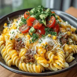 Creamy Taco Pasta Delight: Recipe Steps and Serving Suggestions