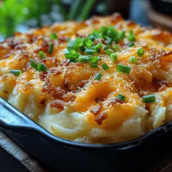 Cheddar Bacon Mashed Potato Casserole: A Comfort Food Delight