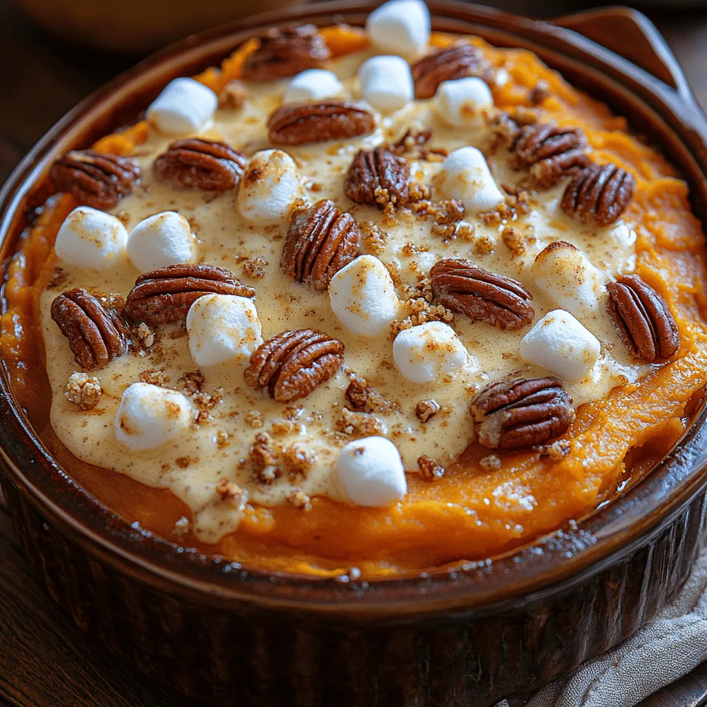 Sweet potato casserole holds a special place in many hearts, emerging as a beloved comfort food that graces tables during holidays and family gatherings. Its appeal lies in its velvety texture and rich flavor profile, making it a perfect side dish that complements a variety of meals. Whether served alongside a succulent turkey during Thanksgiving or as a comforting addition to a cozy winter dinner, this casserole has a knack for bringing people together. The harmonious blend of sweet potatoes, warm spices, and creamy goodness creates an inviting dish that delights the senses and nourishes the soul.