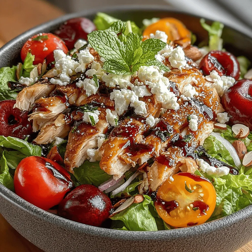 As the warm breeze of summer sets in, there's an undeniable craving for fresh and vibrant meals that showcase the season's best produce. Enter the Cherry & Chicken Salad Bowl—a culinary delight that brilliantly marries the sweetness of cherries with the savory notes of chicken, creating a dish that is not only visually appealing but also a powerhouse of nutrition. This salad is more than just a meal; it's a celebration of flavors and textures that can easily transition from a light lunch to a satisfying dinner or even serve as a delightful picnic option.