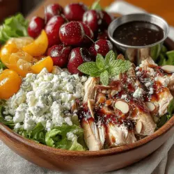 As the warm breeze of summer sets in, there's an undeniable craving for fresh and vibrant meals that showcase the season's best produce. Enter the Cherry & Chicken Salad Bowl—a culinary delight that brilliantly marries the sweetness of cherries with the savory notes of chicken, creating a dish that is not only visually appealing but also a powerhouse of nutrition. This salad is more than just a meal; it's a celebration of flavors and textures that can easily transition from a light lunch to a satisfying dinner or even serve as a delightful picnic option.