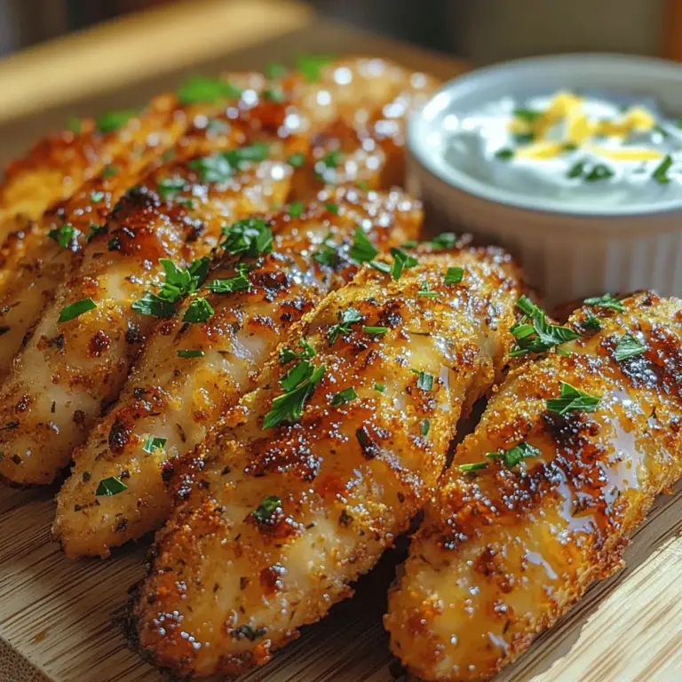 Frying chicken tenders can seem intimidating, but with the right techniques, you can achieve perfectly crispy and golden pieces every time. Below is a step-by-step guide to frying your garlic herb chicken tenders.