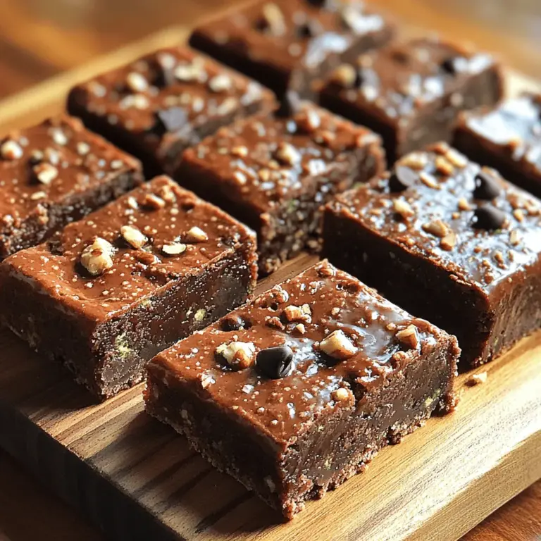 Once you've prepared your Choco-Zucchini Bliss Bars batter, it's time to bake them to perfection. Preheat your oven to 350°F (175°C) and prepare a 9x9-inch square baking dish by greasing it lightly or lining it with parchment paper for easy removal.