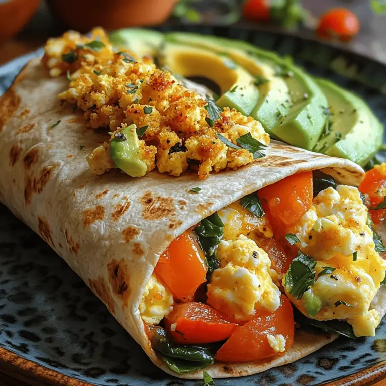 To create a truly satisfying breakfast wrap, it’s essential to understand the role each ingredient plays not only in flavor but also in nutrition. The Crispy Feta Egg Breakfast Wrap is built on a foundation of wholesome ingredients that come together to provide a balanced meal. Let’s take a closer look at the core components of this recipe.
