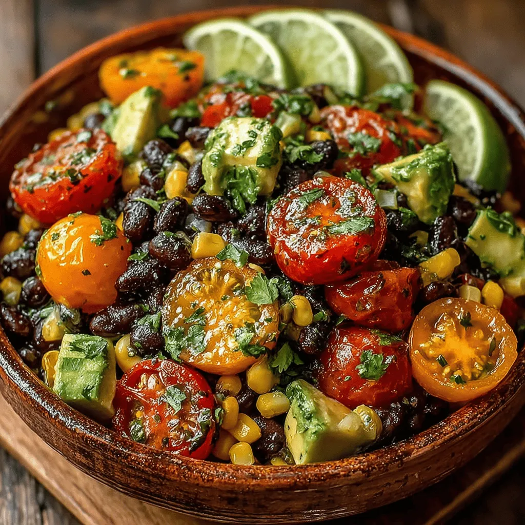 If you're looking for a vibrant, refreshing dish that embodies the spirit of Southwestern cuisine, the Zesty Southwest Black Bean & Corn Salad is an exceptional choice. Bursting with bright colors and bold flavors, this salad combines the earthy richness of black beans with the sweet crunch of corn, creating a delightful balance that is both satisfying and healthy. Whether served as a side dish at summer barbecues or as a light meal on its own, this salad is versatile enough to complement any dining occasion.