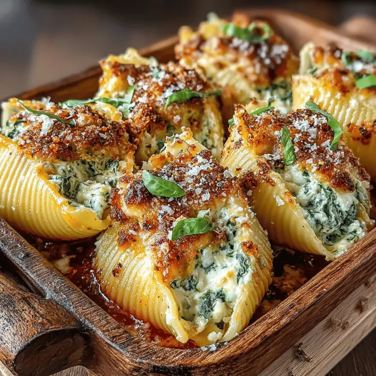 When it comes to family dinners or gatherings with friends, few dishes can rival the comfort and flavor of Baked Feta and Spinach Stuffed Shells. This delightful recipe combines creamy feta cheese, vibrant spinach, and rich marinara sauce, creating a harmonious blend that appeals to both the palate and the heart. Whether you’re hosting a cozy gathering or simply looking for a satisfying weeknight meal, these stuffed shells are sure to impress with their delicious taste and inviting presentation.