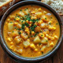 Silky Sweet Corn Chowder Delight: A Comforting Classic