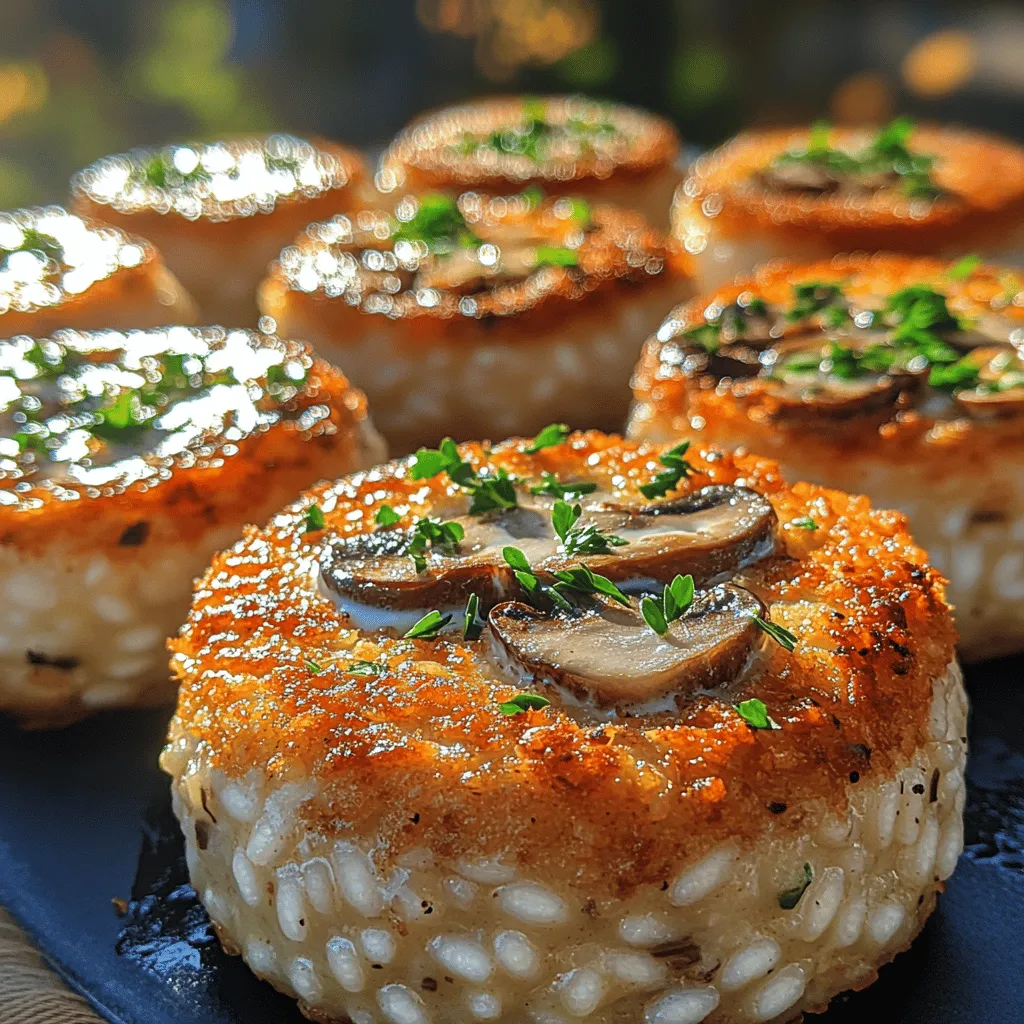 Dreamy Creamy Mushroom Risotto Cakes: A Culinary Delight