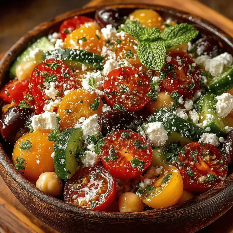 Mediterranean cuisine is celebrated not only for its vibrant flavors but also for its numerous health benefits. Rich in fresh vegetables, whole grains, lean proteins, and healthy fats, this culinary tradition promotes heart health, weight management, and overall well-being. Among the many delightful dishes that embody this philosophy, the Mediterranean Chickpea Greek Salad stands out as a colorful, nutritious option that is as satisfying as it is easy to prepare.
