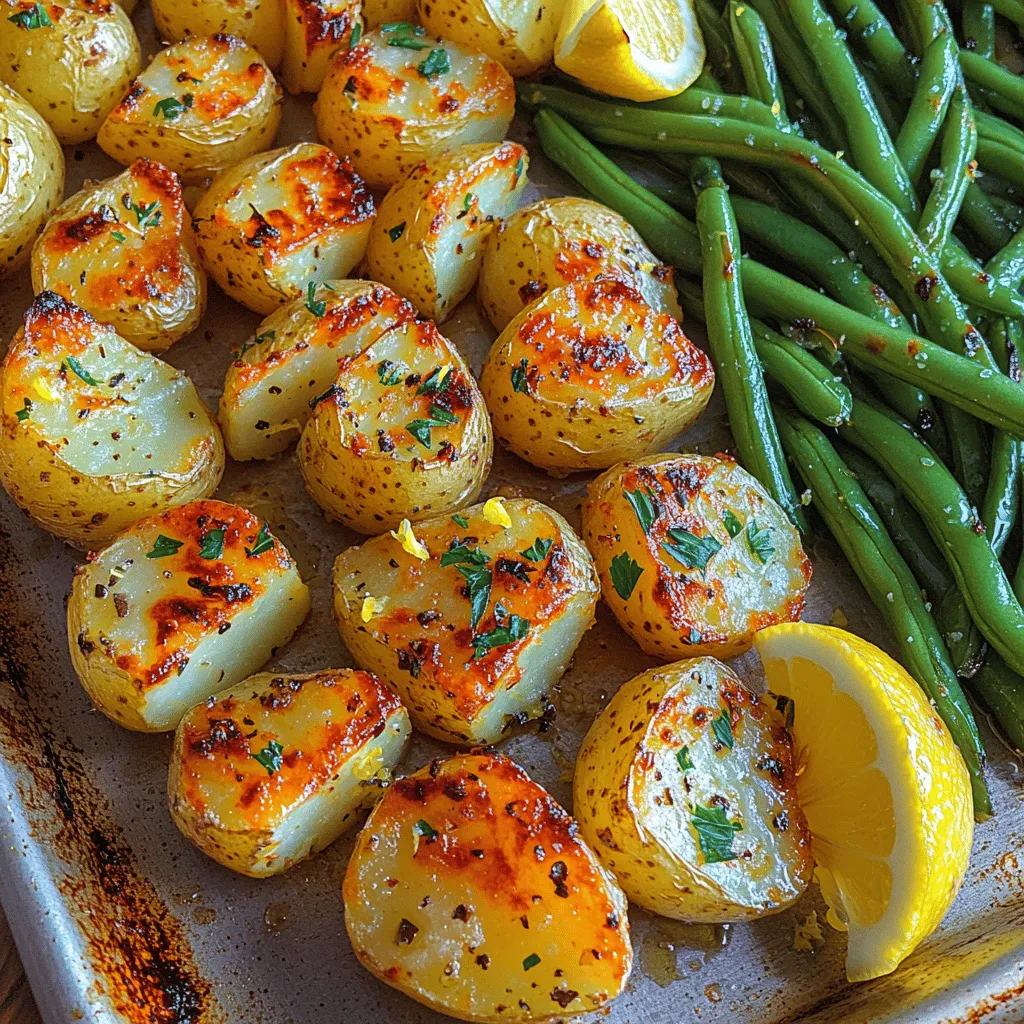 When it comes to side dishes that can elevate any meal, Zesty Lemon Garlic Roasted Potatoes & Green Beans stands out as a vibrant and flavorful choice. This dish combines the earthy richness of roasted baby potatoes with the crisp freshness of green beans, all enhanced by the bold flavors of garlic and the bright acidity of lemon. Whether you're hosting a dinner party, preparing a family meal, or simply looking for a quick and delightful side for a busy weeknight, this recipe is sure to impress.