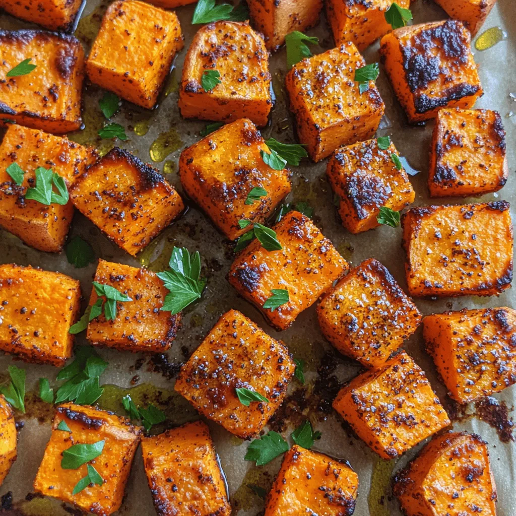 Sweet potatoes are a beloved staple in many kitchens, celebrated for their natural sweetness and versatility. This nutritious root vegetable has made its way into a multitude of dishes, from casseroles to desserts, but today we are turning our focus to a fun and innovative snack: Spicy Crunchy Sweet Potato Bites. This recipe promises to elevate your snacking game with a perfect combination of heat, flavor, and crunch. With a delightful blend of spices and a crispy texture achieved through roasting, these bites are sure to be a crowd-pleaser whether served as a side dish, snack, or appetizer.