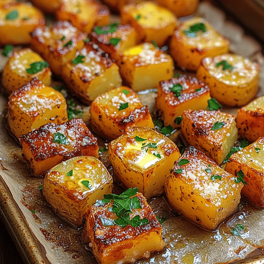 Crispy Garlic Butter Potato Cubes are more than just a side dish; they are a celebration of simple ingredients transformed into a delightful culinary experience. Potatoes, a staple in many cultures around the world, take center stage in this recipe, showcasing their versatility and ability to absorb flavors beautifully. The combination of garlic and butter elevates the humble potato, turning it into a deliciously crispy treat that can accompany any meal or stand alone as a satisfying snack.