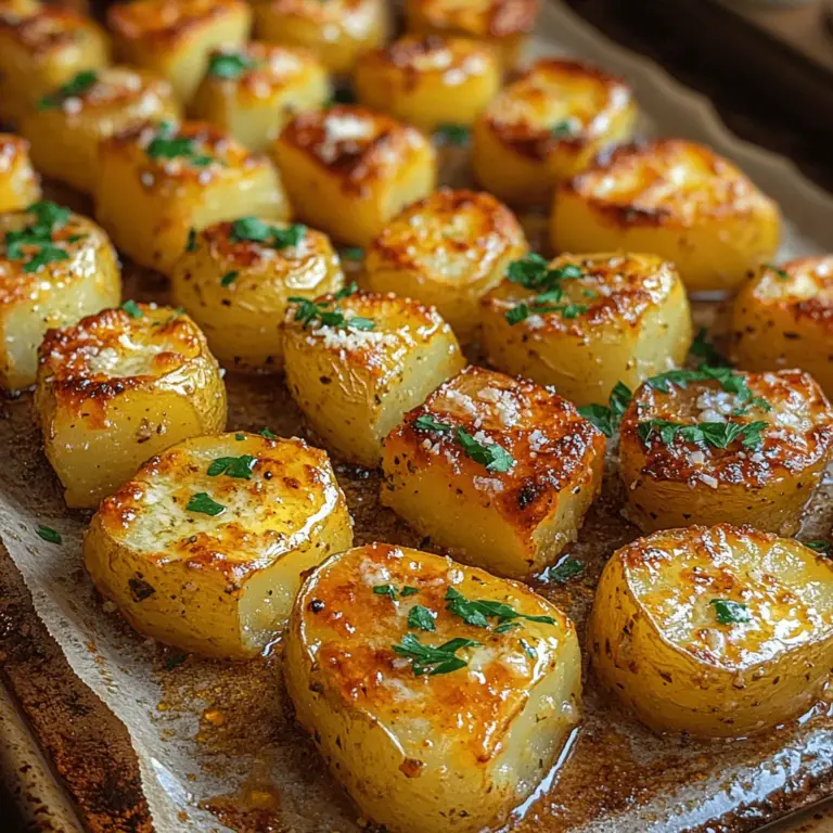 Crispy Garlic Butter Potato Cubes are more than just a side dish; they are a celebration of simple ingredients transformed into a delightful culinary experience. Potatoes, a staple in many cultures around the world, take center stage in this recipe, showcasing their versatility and ability to absorb flavors beautifully. The combination of garlic and butter elevates the humble potato, turning it into a deliciously crispy treat that can accompany any meal or stand alone as a satisfying snack.