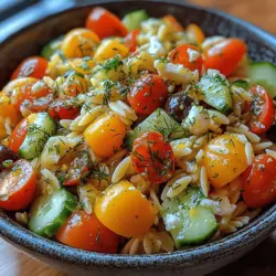 As the warm weather approaches, many of us start craving lighter, more refreshing meals that capture the essence of summer. One dish that perfectly embodies this desire is the Zesty Lemon Dill Orzo Salad. This vibrant salad is not only visually appealing but also brimming with fresh flavors that awaken your taste buds. With its combination of zesty lemon, fragrant dill, and colorful vegetables, this orzo salad is a delightful addition to any summer gathering, potluck, or picnic.