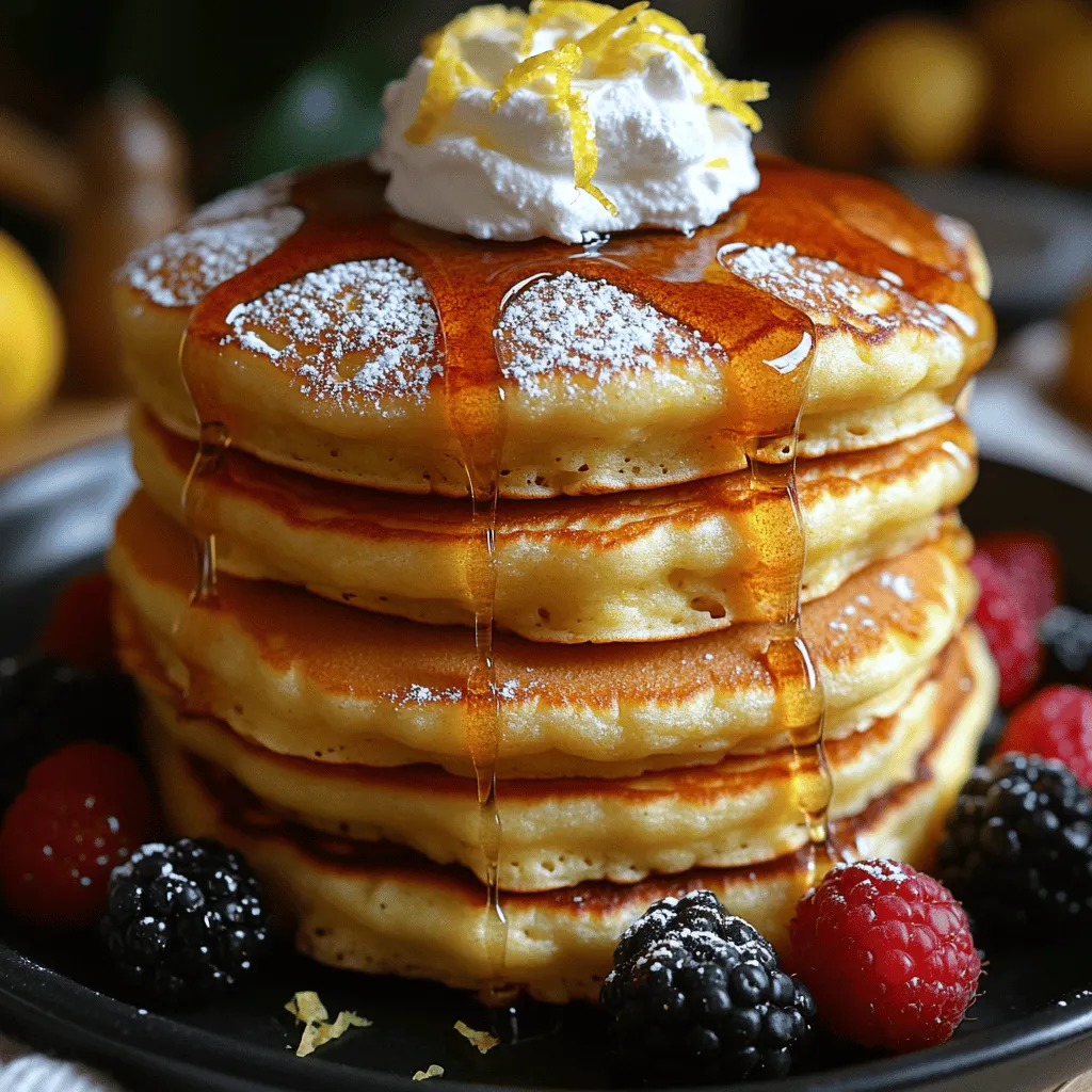 Are you ready to elevate your breakfast game with an indulgent yet light treat? Look no further than Zesty Lemon Ricotta Cloud Pancakes! This delightful dish combines the tangy brightness of lemon with the creamy richness of ricotta cheese, resulting in a pancake that is not only light and fluffy but also bursting with flavor. These pancakes are the perfect way to start your day, whether enjoyed on a leisurely weekend morning or as a special brunch treat for guests.