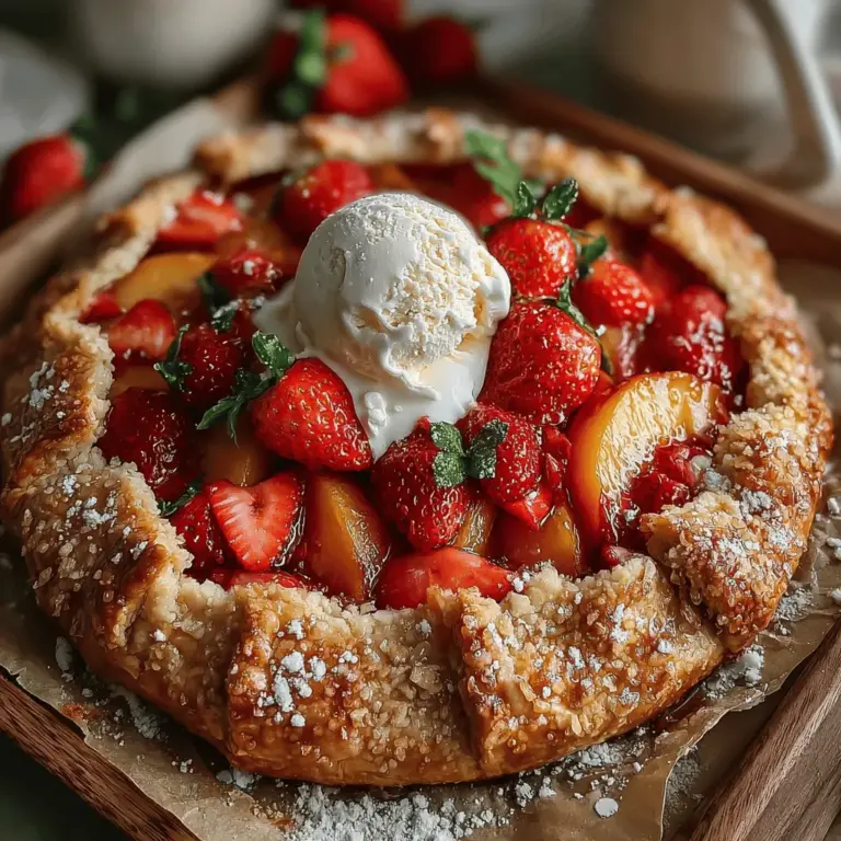 As the warm days of summer approach, the market stalls brim with vibrant, ripe fruits, beckoning us to create delicious desserts that celebrate the season. One such delightful treat is the Strawberry Peach Galette, an easy yet impressive dessert that perfectly showcases the natural sweetness of summer's bounty. This rustic pastry, with its flaky crust and luscious fruit filling, is not only a feast for the eyes but also a comforting indulgence that can elevate any gathering or family dinner.