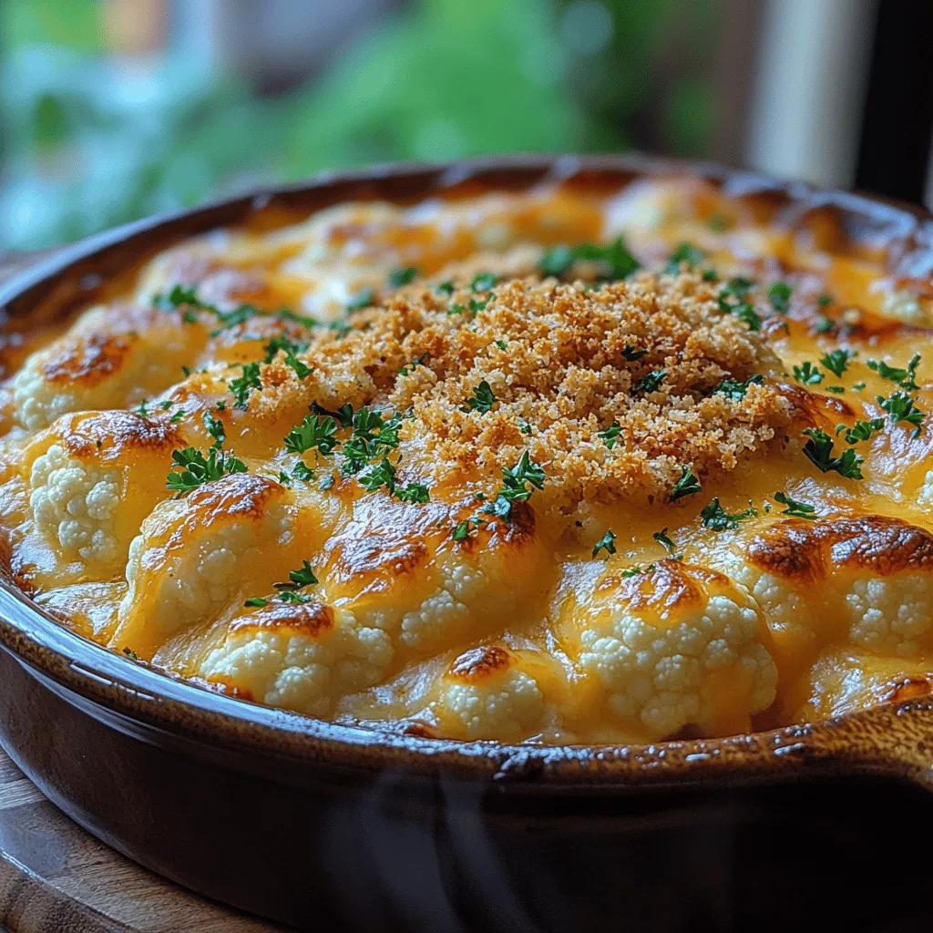 Cheesy Cauliflower Heaven is not just a dish; it’s a culinary embrace that combines comfort and indulgence in every bite. This delightful recipe transforms humble cauliflower into a creamy, cheesy masterpiece that appeals to both the health-conscious and those seeking a satisfying meal. With its rich flavors and hearty texture, Cheesy Cauliflower Heaven serves as a perfect side dish for family dinners or a show-stopping centerpiece at gatherings, ensuring that vegetables are not just an afterthought but a star attraction on the plate.