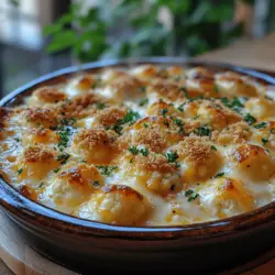 Cheesy Cauliflower Heaven: A Comforting Delight