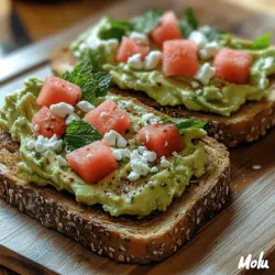 Avocado toast has become a staple in modern brunch menus around the world, celebrated for its creamy texture and versatility. Initially embraced by food enthusiasts and health-conscious individuals, this dish has evolved into a canvas for culinary creativity. From classic toppings to bold flavor combinations, avocado toast has taken on many forms. One innovative twist gaining traction is the addition of watermelon, a pairing that not only enhances the dish's aesthetic appeal but also elevates its flavor profile. This article will explore the delightful combination of watermelon and avocado, providing a detailed guide on how to prepare this refreshing dish.