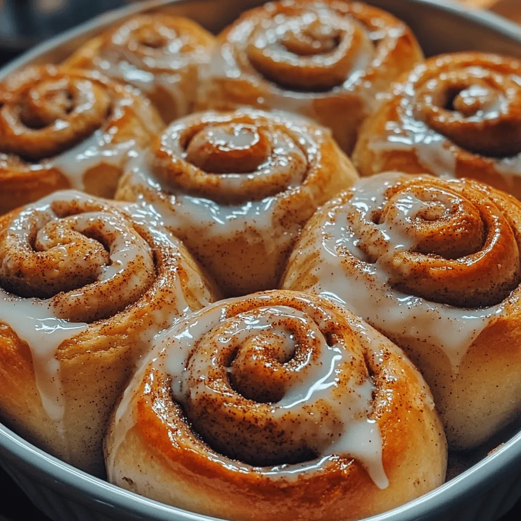 1. <strong>Flour</strong>: The foundation of any baked good, flour provides structure to the rolls. All-purpose flour is commonly used, but for a softer texture, bread flour can also be an excellent choice due to its higher protein content.” /></p>
</p>
<h3>Visual Cues to Look for During the Cooking Process</h3>
</p>
<p>When making aromatic cinnamon cardamom rolls, there are several visual cues to guide you through the cooking process. As the dough rises, it should approximately double in size after the first proofing, indicating that the yeast is active. During the second rise, the rolls should puff up noticeably in the baking dish, filling the gaps between them.</p>
</p>
<p>While baking, keep an eye on the color of the rolls. They should turn a beautiful golden brown, indicating they are fully cooked. A toothpick inserted into the center should come out clean, free of any sticky dough. This visual check is crucial for ensuring that your rolls are perfectly baked and not undercooked. Additionally, the aroma of cinnamon and cardamom wafting through your kitchen will serve as an excellent indicator that your rolls are nearing completion.</p>
</p>
<h3>Serving Suggestions</h3>
</p>
<h4>Presentation Ideas for an Appealing Dish</h4>
</p>
<p>To present your aromatic cinnamon cardamom rolls beautifully, consider using a rustic wooden board or a decorative cake stand. Arrange the rolls in a circular pattern, creating a visually striking centerpiece. Drizzling a simple glaze made from powdered sugar and milk over the top can add a touch of elegance. Garnish with a sprinkle of ground cinnamon or a few cardamom pods to enhance the visual appeal.</p>
</p>
<h4>Pairing Recommendations</h4>
</p>
<p>These rolls are versatile and can be served in various contexts. For a delightful breakfast spread, consider pairing them with fresh fruits, such as sliced strawberries or citrus segments. They also complement savory dishes well, such as scrambled eggs or a hearty vegetable frittata. The sweetness of the rolls balances nicely with the saltiness of breakfast meats like bacon or sausage.</p>
</p>
<h4>Ideal Sides or Accompaniments</h4>
</p>
<p>When serving cinnamon cardamom rolls, think about accompanying them with creamy spreads. A dollop of cream cheese frosting or whipped butter can elevate the experience. You might also consider offering a fruit compote or homemade jam, which adds a fresh, tangy element that pairs well with the sweetness of the rolls.</p>
</p>
<h4>Beverage Pairings that Complement the Flavors</h4>
</p>
<p>In terms of beverages, coffee is a classic choice. The rich, robust flavor of a freshly brewed cup enhances the spices in your rolls. For a non-caffeinated option, consider chai tea, which complements the warm spices beautifully. If you’re looking for a refreshing drink, a cold glass of almond milk or a warm spiced apple cider can also be delightful pairings.</p>
</p>
<h3>Exploring Variations of the Recipe</h3>
</p>
<h4>Popular Adaptations Based on Dietary Preferences</h4>
</p>
<p>The beauty of cinnamon cardamom rolls lies in their adaptability. If you’re looking to cater to dietary preferences or restrictions, there are several variations to consider. For instance, you can create a healthier version of the rolls by substituting all-purpose flour with whole wheat flour, which adds fiber and nutrients.</p>
</p>
<h4>Vegetarian or Vegan Alternatives</h4>
</p>
<p>For a vegan adaptation, replace dairy ingredients with plant-based alternatives. Use almond or oat milk instead of regular milk, and substitute butter with coconut oil or vegan margarine. Additionally, for the egg, consider using a flaxseed egg (1 tablespoon of ground flaxseed mixed with 2.5 tablespoons of water) to bind the dough without compromising texture.</p>
</p>
<h4>Gluten-Free Modifications</h4>
</p>
<p>If gluten is a concern, you can make gluten-free cinnamon cardamom rolls using a gluten-free flour blend. Look for blends that contain xanthan gum, which helps mimic the elasticity of gluten. Follow the same steps as the original recipe, but be mindful that gluten-free dough may require different handling due to variations in moisture absorption.</p>
</p>
<h4>Regional Variations and Their Unique Twists</h4>
</p>
<p>Cinnamon rolls have numerous regional variations, each with unique twists. For example, in Sweden, kanelbullar (cinnamon buns) often incorporate cardamom into both the dough and filling, providing a deeper flavor profile. In the United States, you might find rolls topped with a cream cheese frosting, while in some Middle Eastern cultures, you may encounter rolls infused with rose water for a floral note.</p>
</p>
<h3>Nutritional Information</h3>
</p>
<h4>Breakdown of Calories and Macronutrients Per Serving</h4>
</p>
<p>Understanding the nutritional content of your cinnamon cardamom rolls can help you enjoy them more mindfully. On average, one roll contains approximately 250-300 calories, depending on the size and specific ingredients used. Here’s a rough breakdown of macronutrients per serving:</p>
</p>
<p>– <strong>Calories</strong>: 250-300</p>
<p>– <strong>Carbohydrates</strong>: 40-45 grams</p>
<p>– <strong>Protein</strong>: 4-6 grams</p>
<p>– <strong>Fat</strong>: 8-10 grams</p>
<p>– <strong>Fiber</strong>: 1-2 grams</p>
</p>
<h4>Health Benefits Associated with the Main Ingredients</h4>
</p>
<p>Cinnamon and cardamom are not just flavorful spices; they also offer health benefits. Cinnamon is known for its anti-inflammatory properties and may help regulate blood sugar levels. Cardamom is rich in antioxidants and may aid digestion. Using whole grain flour can add additional fiber, contributing to a healthier digestive system.</p>
</p>
<h4>Considerations for Special Diets</h4>
</p>
<p>For those following specific diets, such as low-carb or high-protein, adjustments can be made to the recipe. Using almond flour instead of regular flour can lower the carb content while boosting protein. Incorporating protein powder into the dough can also enhance the nutritional profile without sacrificing flavor.</p>
</p>
<h3>Frequently Asked Questions</h3>
</p>
<h4>Common Queries Related to the Recipe and Cooking Techniques</h4>
</p>
<p>1. <strong>Can I make the dough ahead of time?</strong></p>
<p>Yes! You can prepare the dough and refrigerate it overnight. Just allow it to come to room temperature before rolling it out.</p>
</p>
<p>2. <strong>What should I do if my dough doesn’t rise?</strong></p>
<p>Ensure your yeast is fresh and active. If the dough doesn’t rise, it could be due to inadequate warmth. Try placing it in a warm, draft-free area.</p>
</p>
<p>3. <strong>How do I store leftovers?</strong></p>
<p>Store leftover rolls in an airtight container at room temperature for up to two days. For longer storage, refrigerate them or freeze them for up to three months.</p>
</p>
<h4>Troubleshooting Tips for Common Mistakes</h4>
</p>
<p>– <strong>Burnt Bottoms</strong>: If your rolls are browning too quickly, try placing them on a higher rack in the oven or covering them with aluminum foil.</p>
<p>– <strong>Dough Too Sticky</strong>: If the dough is too sticky, gradually add more flour, a tablespoon at a time, until it reaches the desired consistency.</p>
</p>
<h4>Storage and Reheating Guidelines for Leftovers</h4>
</p>
<p>To reheat your cinnamon cardamom rolls, preheat your oven to 350°F (175°C). Place the rolls on a baking sheet and cover them with foil to prevent them from drying out. Heat for about 10-15 minutes or until warmed through. Alternatively, you can microwave individual rolls for about 15-20 seconds.</p>
</p>
<h3>Conclusion</h3>
</p>
<p>Aromatic cinnamon cardamom rolls are more than just a delightful treat; they encompass the joy of baking and the comfort of sharing a homemade dish with loved ones. With their sweet, spiced aroma and soft, fluffy texture, these rolls offer an inviting experience for any occasion.</p>
</p>
<p>Whether you enjoy them for breakfast, brunch, or as a comforting snack, the versatility of this recipe allows you to adapt it according to your dietary needs and preferences. So, gather your ingredients, follow the steps, and indulge in the satisfaction of creating something truly delicious from scratch. Embrace the joy of cooking, and remember that the best meals are those shared with family and friends. Enjoy the process and the love that goes into every roll!</p>
</div>