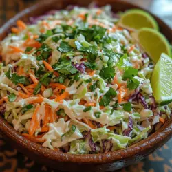 Coleslaw is a beloved side dish that has graced tables across America for generations. Its crunchy texture and creamy dressing make it a staple at barbecues, potlucks, and family gatherings. However, if you're looking to elevate this classic dish, then the Zesty Cilantro Lime Coleslaw is the perfect recipe for you. This vibrant and refreshing version adds a burst of flavor that is sure to impress your guests and make your taste buds dance.