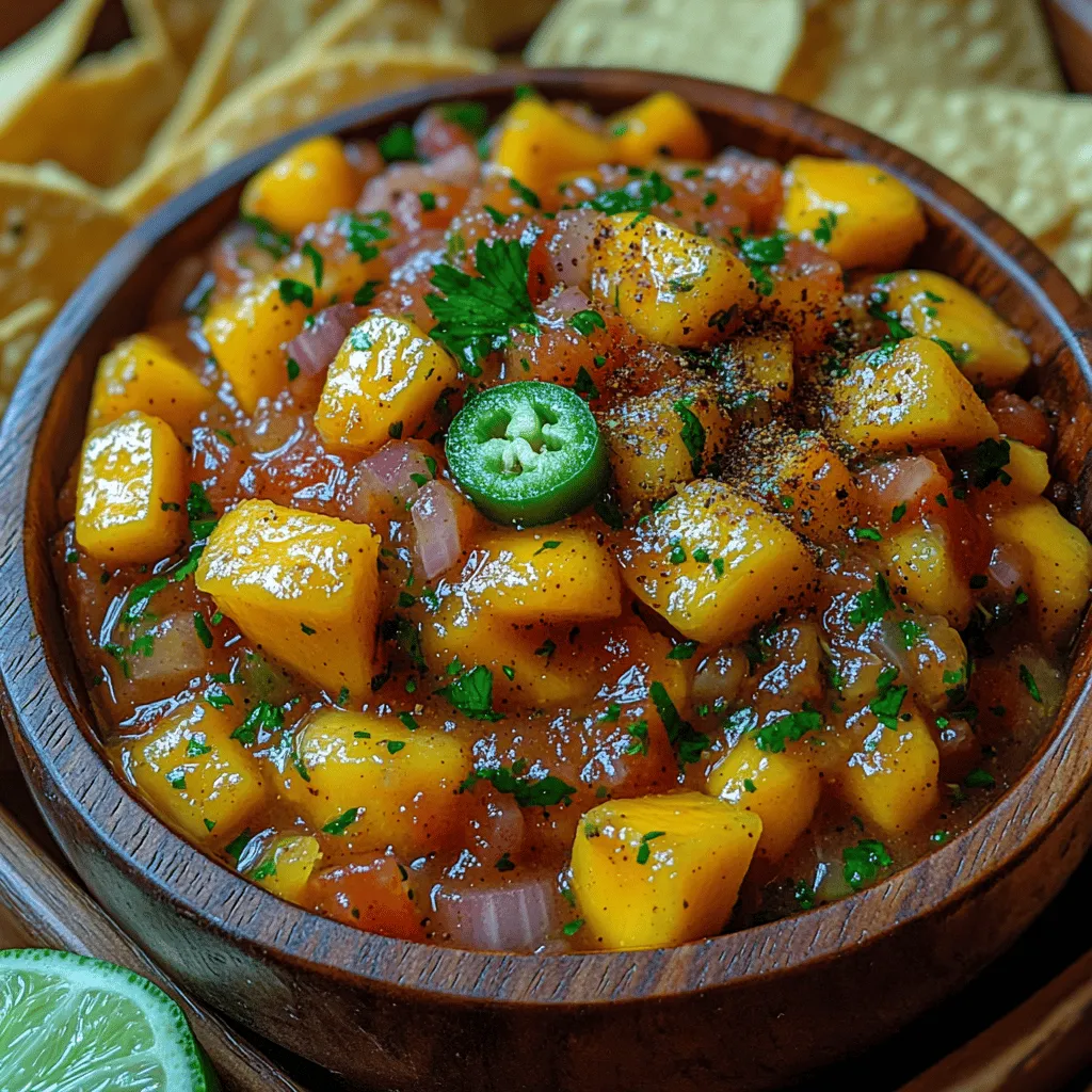 As the warmth of summer settles in, so does the craving for vibrant, fresh flavors. One dish that perfectly encapsulates this seasonal essence is Bright Mango Jalapeño Salsa. This delightful salsa is not just a condiment; it’s a celebration of ingredients, creativity, and culinary joy. With its harmonious blend of sweet, spicy, and tangy notes, this salsa is a versatile addition to any meal. Whether you’re hosting a barbecue, seeking a refreshing side for tacos, or simply looking to elevate your weeknight dinners, this mango jalapeño salsa will undoubtedly become a staple in your kitchen.
