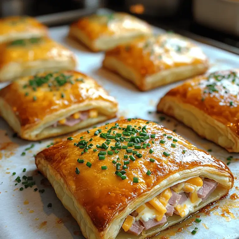 Creating Savory Ham & Swiss Puff Pastry Bites is a delightful experience, combining the flaky texture of pastry with the rich flavors of ham and Swiss cheese. Follow this detailed guide to achieve perfect puff pastry bites that will impress your family and friends.