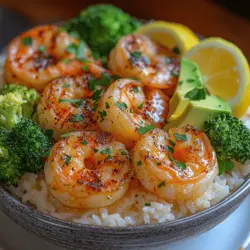 Garlic Butter Shrimp and Rice Bowls: A Culinary Delight