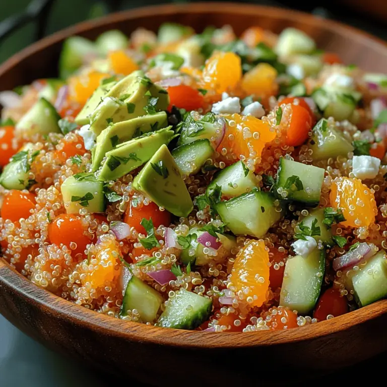 In the realm of healthy eating, few dishes capture the essence of freshness and vitality quite like a Light Citrus Quinoa Salad. This vibrant salad is not only a feast for the eyes but also a powerhouse of nutrition, making it a popular choice among health enthusiasts and culinary aficionados alike. With its bright colors and zesty flavors, this salad is more than just a side dish; it’s a versatile meal option that can stand alone or complement a variety of main courses.