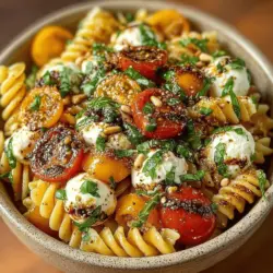 As the temperatures rise and summer gatherings become a staple, the quest for quick, refreshing, and flavorful dishes intensifies. Enter Caprese Pasta Salad with Mozzarella Pearls—a dish that not only embodies the essence of summer but also combines simplicity with vibrant flavors. This delightful recipe is perfect for picnics, barbecues, or even a weeknight dinner, offering an easy yet impressive option that will please a crowd.
