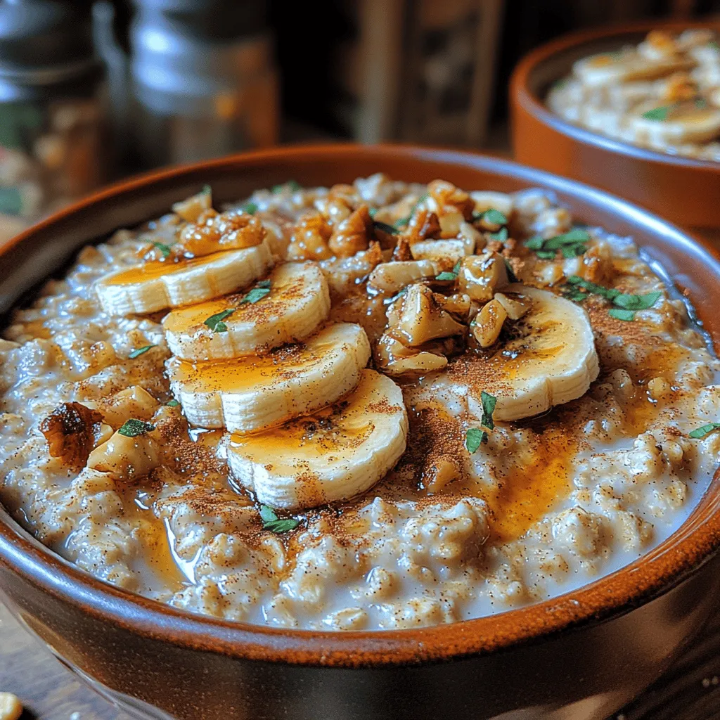Sweet Cinnamon Banana Oats