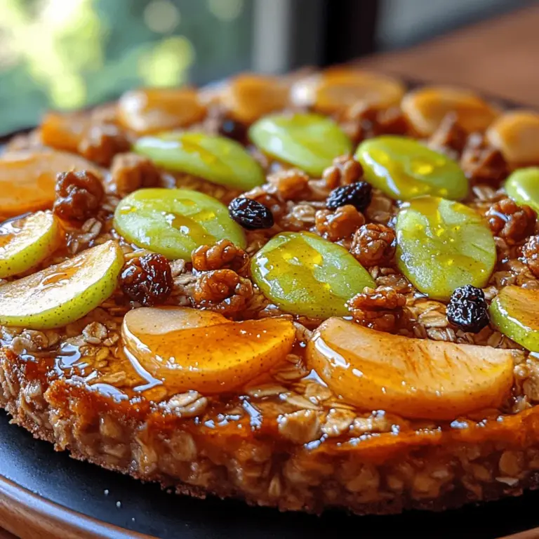 Are you searching for a delightful recipe that combines taste and nutrition in every bite? Look no further than the Sweet Honey Apple Oat Bake. This dish is not only a feast for the senses but also a powerhouse of wholesome ingredients, making it a perfect addition to your breakfast table, a satisfying snack, or even a light dessert. The warm, comforting flavors of baked apples, combined with the chewy texture of oats and the natural sweetness of honey, create a harmonious blend that is sure to please everyone in your family.