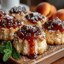 When making your peach jam for the thumbprint cookies, it's crucial to ensure that it reaches the right consistency. The ideal jam should be thick enough to hold its shape without running out of the cookie once baked. To determine if your jam is thick enough, use the following methods:
