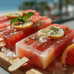 As the temperatures rise and the summer sun shines brightly, the demand for cool and refreshing treats skyrockets. Homemade popsicles have become a beloved staple for many, offering a delightful way to beat the heat while indulging in sweet, icy goodness. Among the myriad of flavors and combinations available, watermelon lemonade pops stand out as a quintessential summer treat. These popsicles not only serve as a delicious way to cool down but also embody the vibrant flavors of the season, making them an ideal choice for family gatherings, barbecues, or simply an afternoon snack.