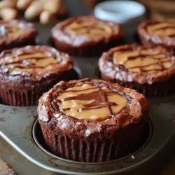 If you're on the hunt for a delightful dessert that combines two cherished flavors—rich chocolate and creamy peanut butter—then you're in for a treat with these Decadent Peanut Butter Brownie Cups. This recipe takes the classic brownie and elevates it to new heights by adding a luscious layer of peanut butter, resulting in a dessert that not only satisfies a sweet tooth but also offers a delightful contrast of textures. The origins of brownies can be traced back to the United States in the late 19th century, where they emerged as a simpler alternative to cakes. As the years went by, variations began to pop up across the culinary landscape, with the addition of peanut butter giving this treat a contemporary twist that has made it a favorite among dessert lovers.
