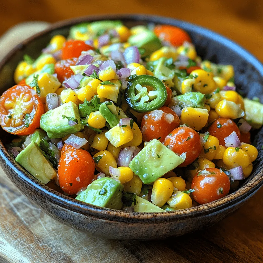 To make a truly exceptional Zesty Corn and Avocado Salsa, it’s crucial to select the best ingredients. Here’s a closer look at the key components of this recipe: