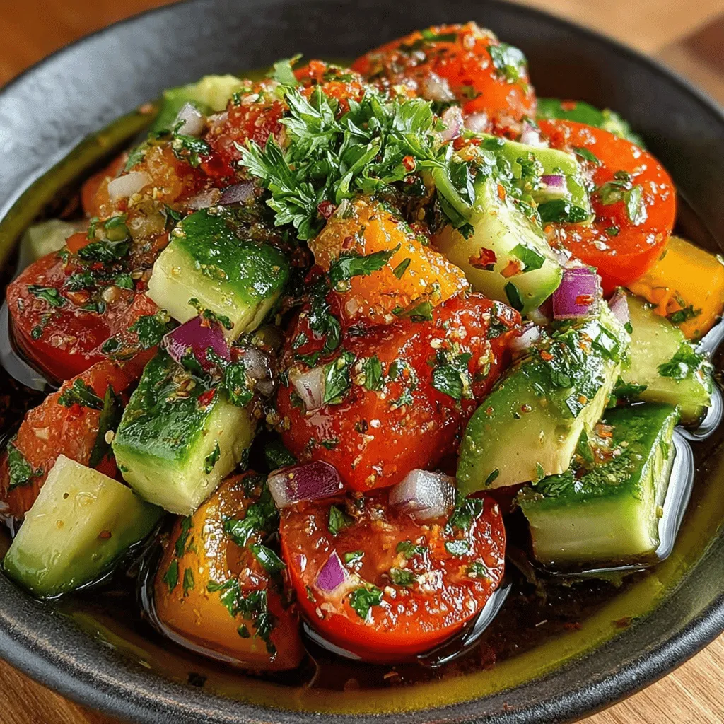 In the world of salads, few dishes can rival the crisp and zesty combination of cucumber, tomato, and avocado. This vibrant salad not only boasts a medley of flavors but also provides a refreshing and nutritious option for any meal. Perfect as a side dish or a light main course, this Cucumber Tomato Avocado Salad is both easy to prepare and packed with health benefits. Bursting with colors and textures, it is an ideal choice for summer picnics, barbecues, or even a quick lunch at home.
