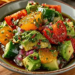 In the world of salads, few dishes can rival the crisp and zesty combination of cucumber, tomato, and avocado. This vibrant salad not only boasts a medley of flavors but also provides a refreshing and nutritious option for any meal. Perfect as a side dish or a light main course, this Cucumber Tomato Avocado Salad is both easy to prepare and packed with health benefits. Bursting with colors and textures, it is an ideal choice for summer picnics, barbecues, or even a quick lunch at home.