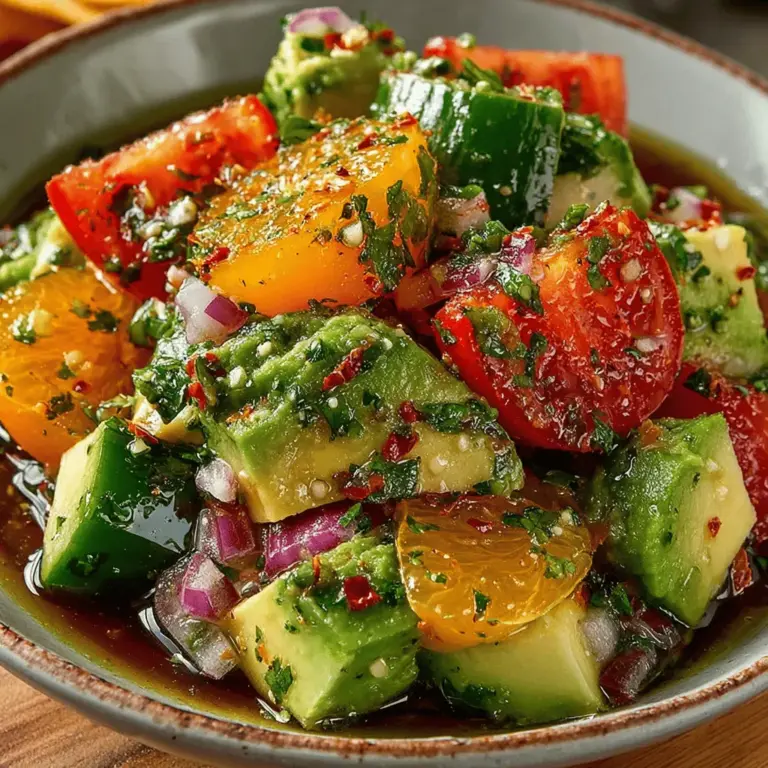 In the world of salads, few dishes can rival the crisp and zesty combination of cucumber, tomato, and avocado. This vibrant salad not only boasts a medley of flavors but also provides a refreshing and nutritious option for any meal. Perfect as a side dish or a light main course, this Cucumber Tomato Avocado Salad is both easy to prepare and packed with health benefits. Bursting with colors and textures, it is an ideal choice for summer picnics, barbecues, or even a quick lunch at home.