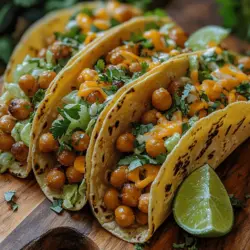 Crunchy Ranch Chickpea Tacos Recipe