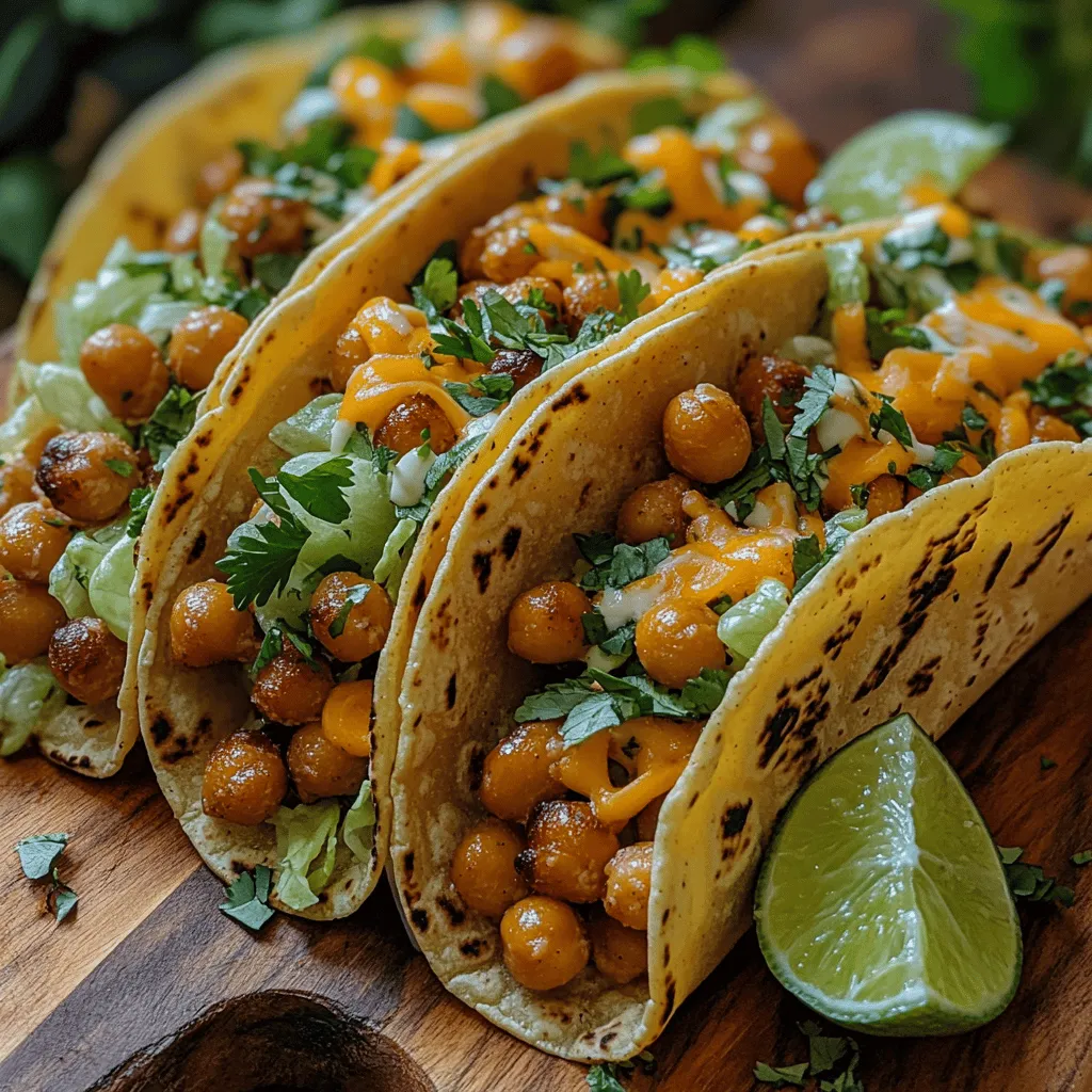 Crunchy Ranch Chickpea Tacos Recipe
