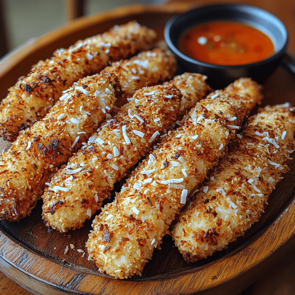 When it comes to comfort food that embodies both crunch and flavor, crispy coconut chicken strips stand out as a deliciously satisfying option. These delectable strips boast a golden-brown, crispy exterior that gives way to tender, juicy chicken within. The combination of coconut and spices not only elevates the flavor profile but also offers a delightful texture that appeals to both kids and adults alike. Whether you’re hosting a party, preparing a family dinner, or simply looking for a tasty snack, crispy coconut chicken strips are versatile enough to fit any occasion while being easy to prepare and sure to impress.