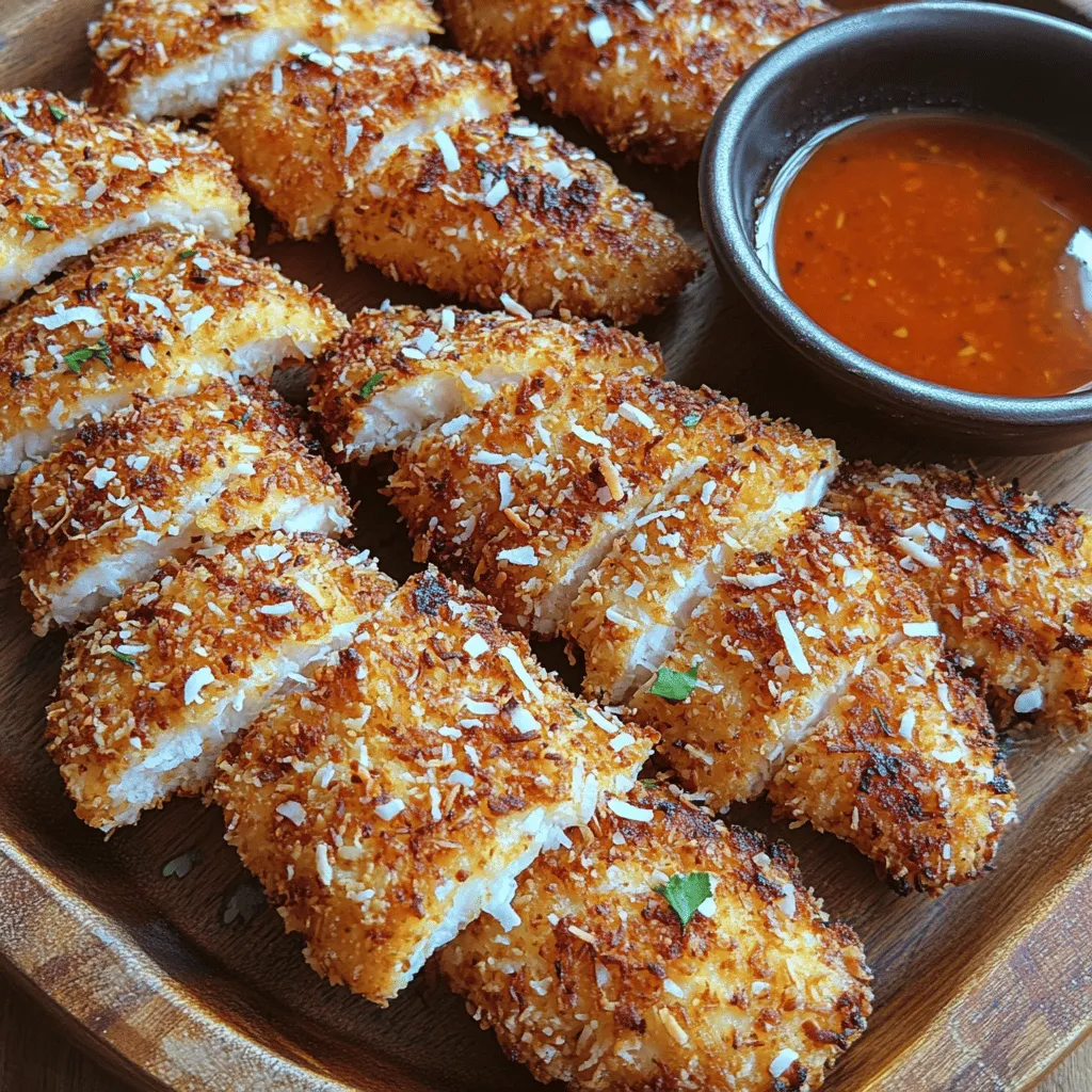 Crispy Coconut Chicken Strips Recipe