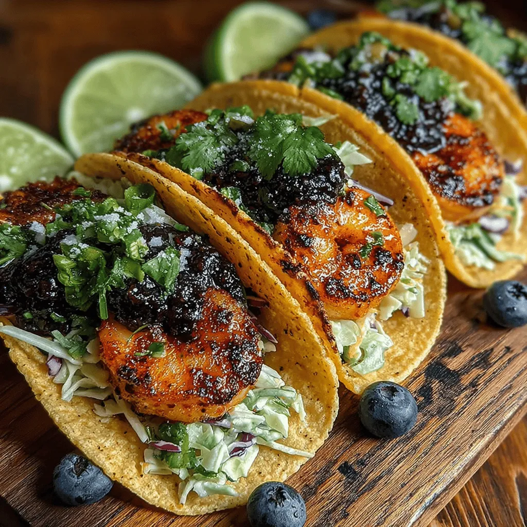 When it comes to vibrant and flavorful meals, few dishes can rival the allure of Zesty Shrimp Tacos with Blueberry Slaw. This innovative recipe combines the succulent taste of shrimp with the unexpected sweetness of blueberries, resulting in a culinary experience that is as delicious as it is visually appealing. As you bite into these tacos, you'll discover a delightful contrast of textures and flavors that will elevate your dining experience, making it perfect for casual gatherings, family dinners, or even a special occasion.