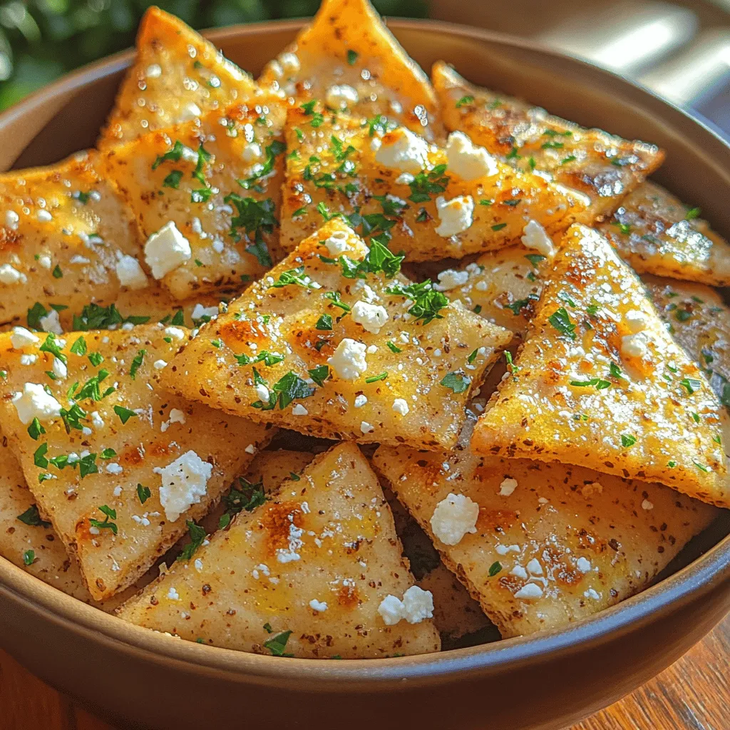 Pita chips have surged in popularity as a go-to snack for those seeking a crunchy, satisfying treat. Their versatility shines through in various culinary applications, from pairing with dips like hummus and tzatziki to serving as a crunchy component in salads or snack platters. The appeal of pita chips lies not only in their texture but also in their capacity to absorb flavors, making them an ideal canvas for a variety of seasonings and toppings. Among the most enticing variations, Crispy Feta Pita Chips stand out for their unique blend of Mediterranean-inspired flavors, featuring the rich, tangy goodness of feta cheese.