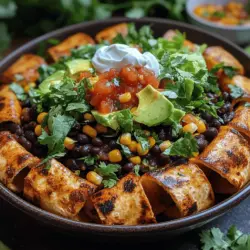 Crispy Baked Taco Bowls Recipe