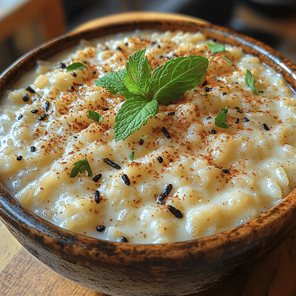 There’s something undeniably comforting about a bowl of homemade rice pudding, especially when it's infused with the rich aroma of real vanilla beans. This velvety vanilla bean rice pudding is not just a dessert; it’s a nostalgic journey that transports many of us back to our childhood kitchens, where the simple act of cooking became a cherished family ritual. The allure of this creamy delight lies in its adaptability, allowing you to enjoy it warm or chilled, dusted with cinnamon or topped with fresh fruits.