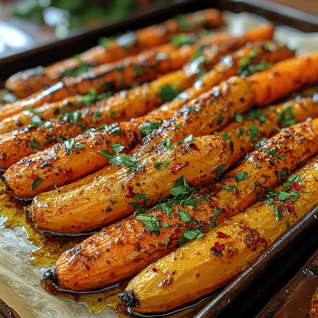 If you’ve ever tasted a dish that made your taste buds dance, you will understand the allure of Fiery Harissa Roasted Carrots. This dish is not just a simple side; it’s an explosion of flavors that celebrates the vibrant world of North African cuisine. Harissa, a spicy chili paste hailing from Tunisia, adds a fiery kick to the inherently sweet and earthy profile of roasted carrots, creating a tantalizing contrast that is both comforting and exciting.