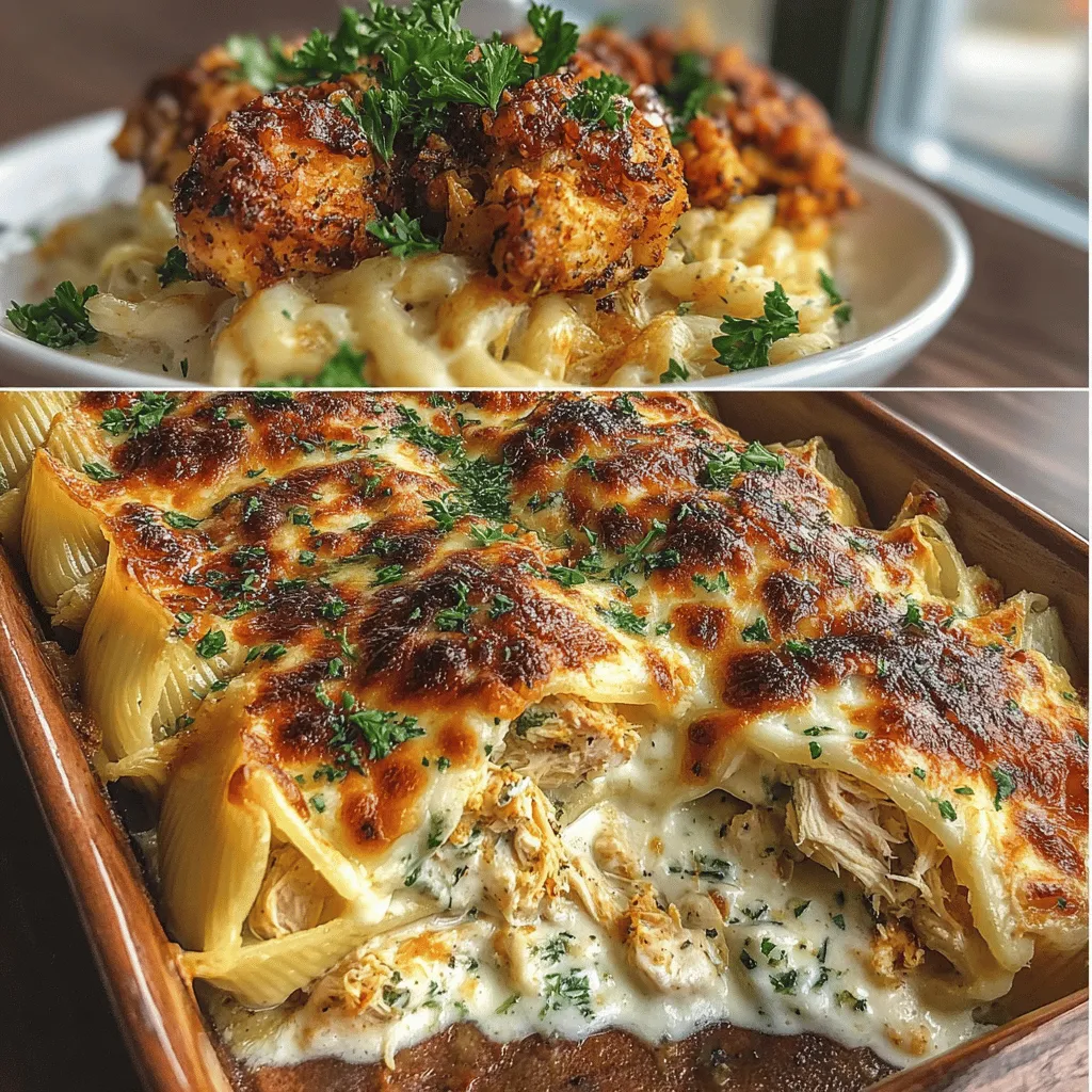 In the realm of comfort food, few dishes can compete with the rich, creamy goodness of a Chicken Alfredo Shell Bake. This beloved recipe is a delightful combination of tender pasta shells filled with a savory mixture of shredded chicken, creamy cheeses, and a velvety Alfredo sauce, creating a satisfying meal that’s perfect for family gatherings or a cozy dinner at home. The allure of this dish lies not only in its comforting flavors but also in its ability to bring people together around the dinner table, making it an ideal choice for both special occasions and everyday meals.